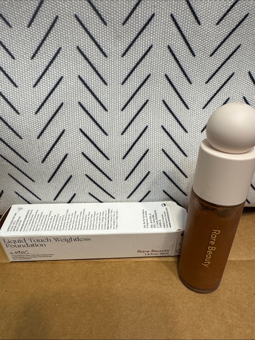Rare Beauty Liquid Touch Weightless Foundation - Warm Brown NWB